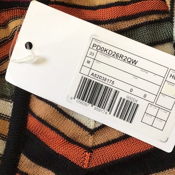 M Missoni Classic Knit Chevron Dress Made In Italy - Picture 10 of 16